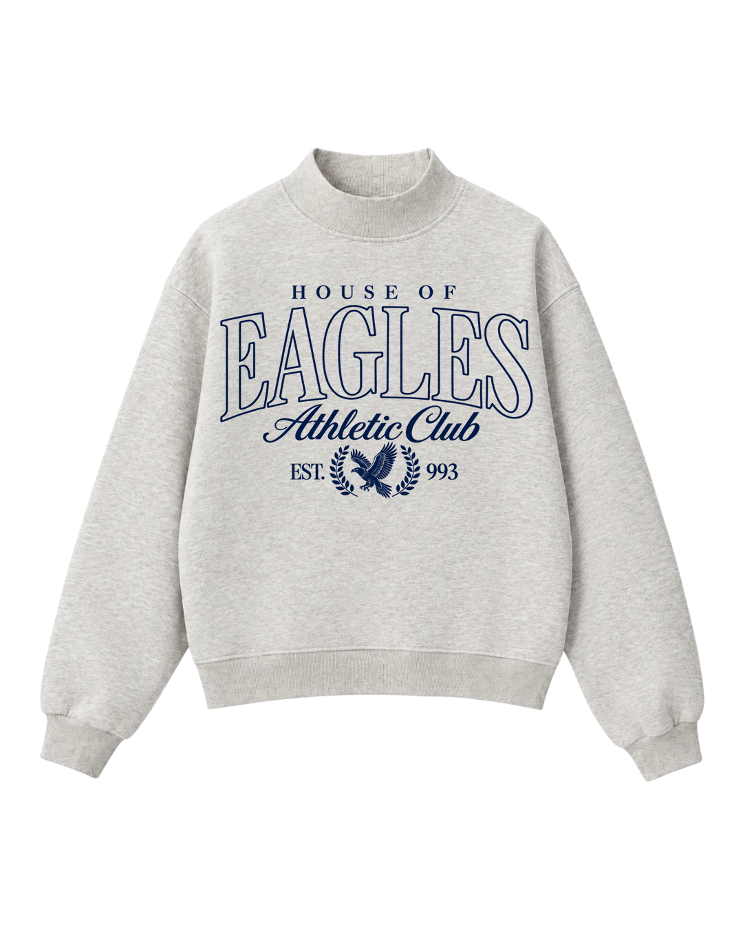House Athletic Club - Eagles Mock Neck Sweatshirt