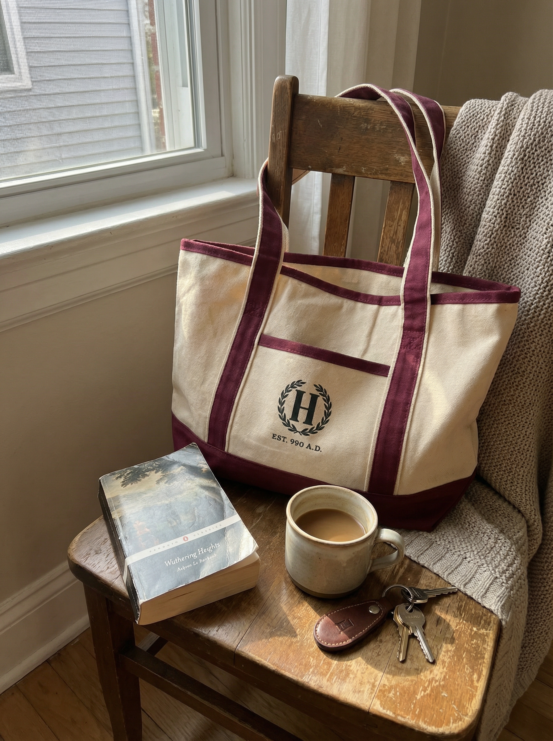 ALUMNI - Tote / Boat Tote / Maroon