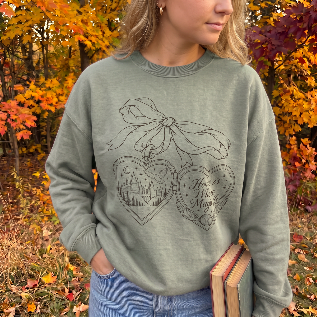 Home Is Where the Magic Is Crewneck Sweatshirt