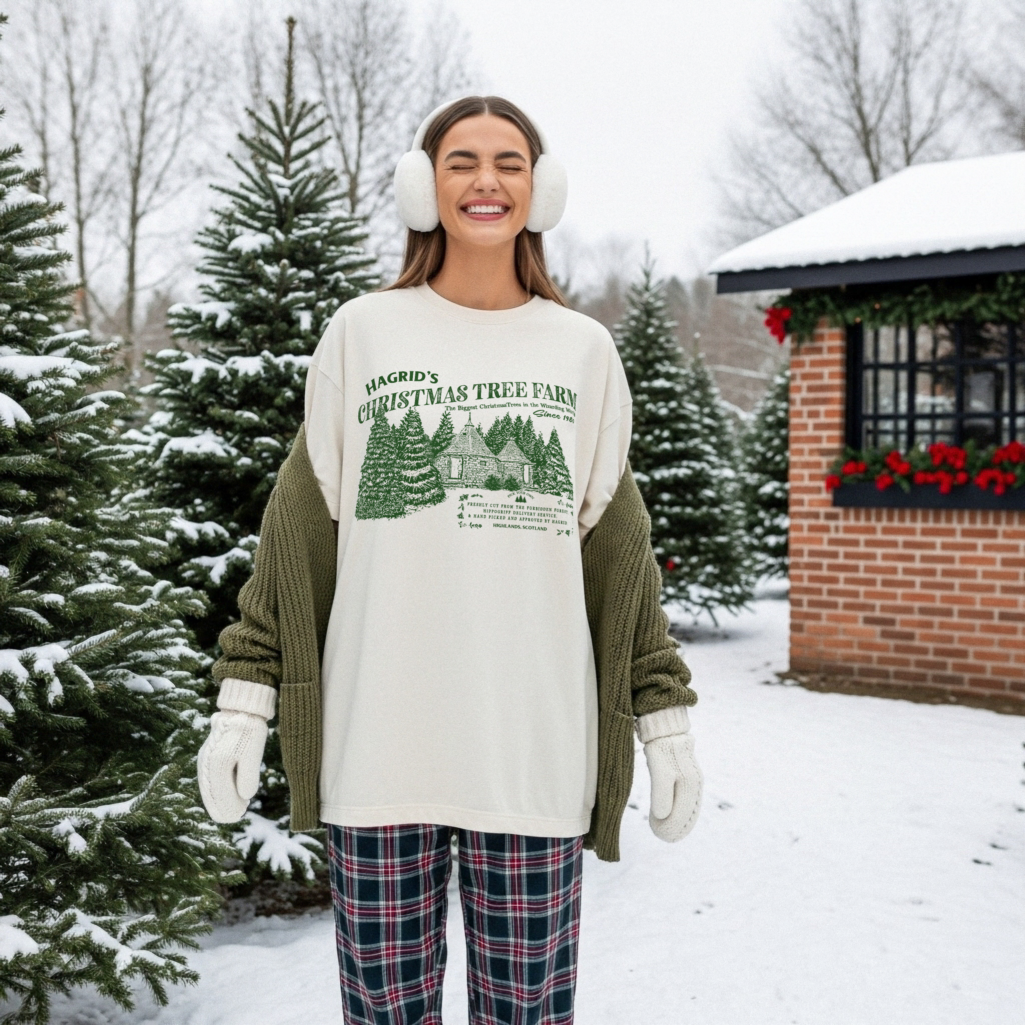 Christmas Tree Farm Garment Dyed Tee