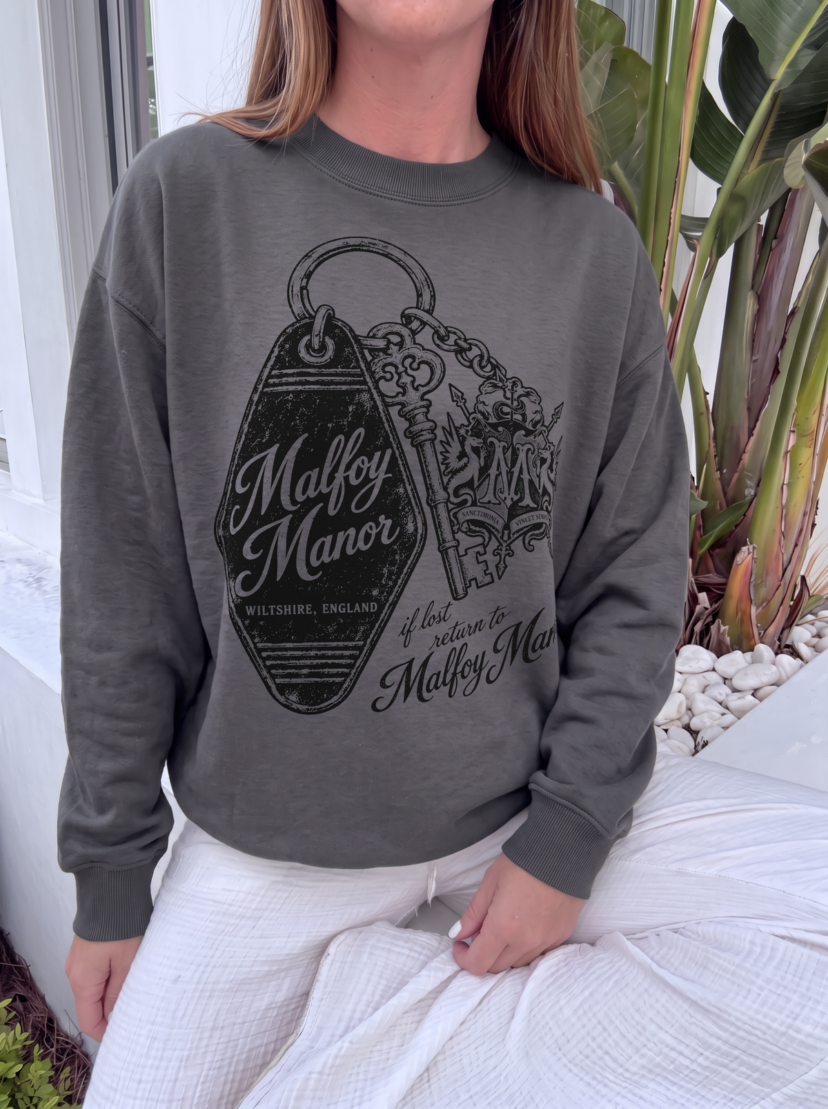 If Lost Return to the Manor Crewneck Sweatshirt