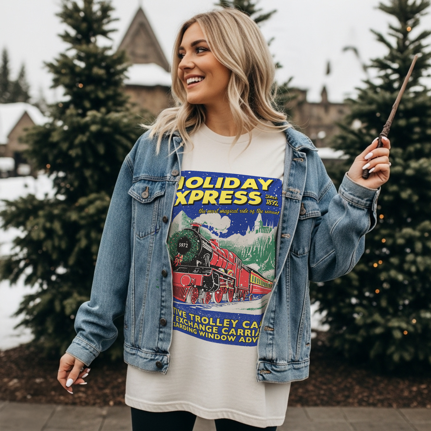 Holiday Express 2025 Garment Dyed Tee