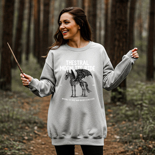 Thestral Moonlite Ride Crewneck Sweatshirt