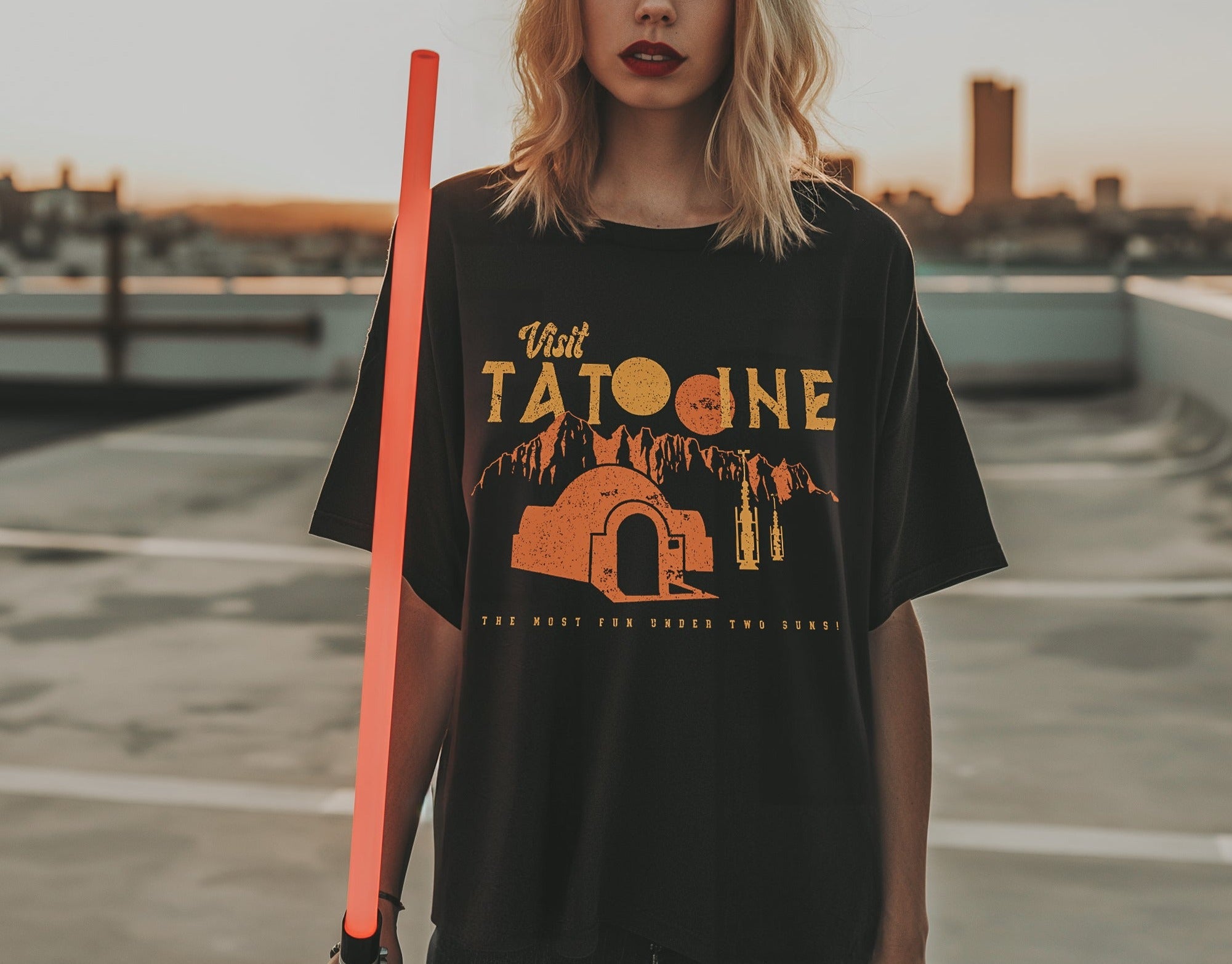 Visit Tatooine Garment Dyed Tee
