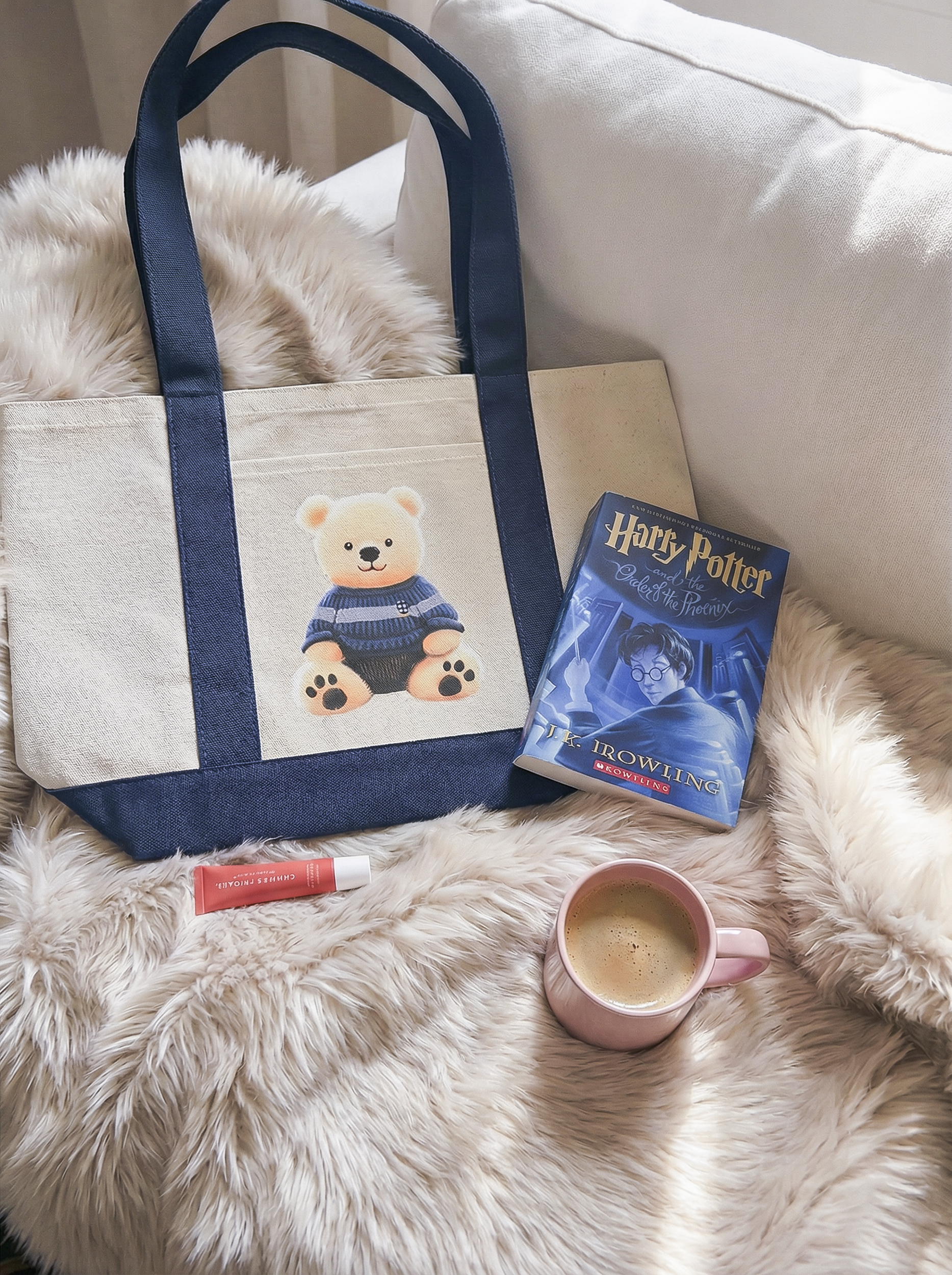 House of Eagle Bear - Tote / Boat Tote / Navy