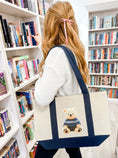 Load image into Gallery viewer, House of Eagle Bear - Tote / Boat Tote / Navy
