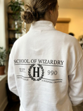 Load image into Gallery viewer, School of Magic Quarter Zip Sweatshirt (3XL)

