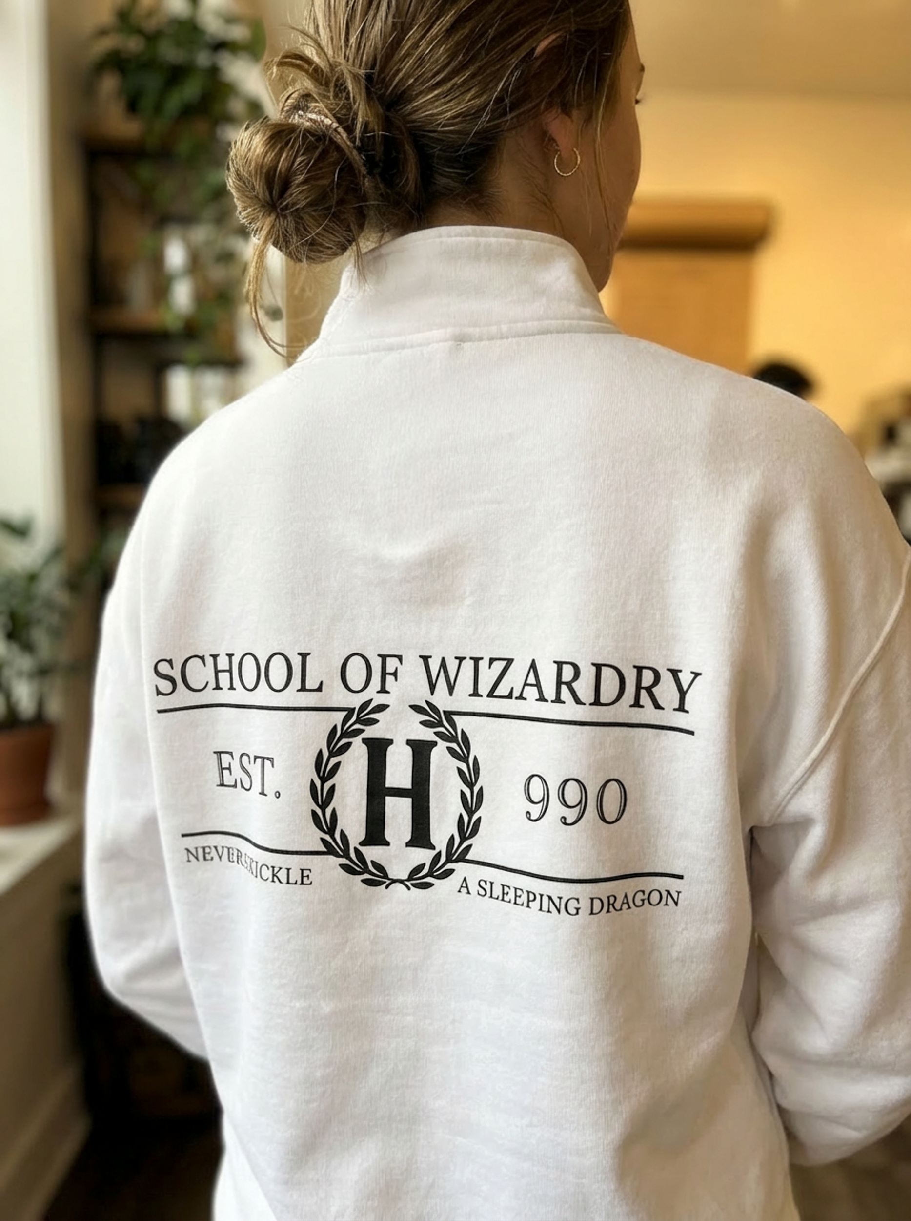 School of Magic Quarter Zip Sweatshirt (3XL)