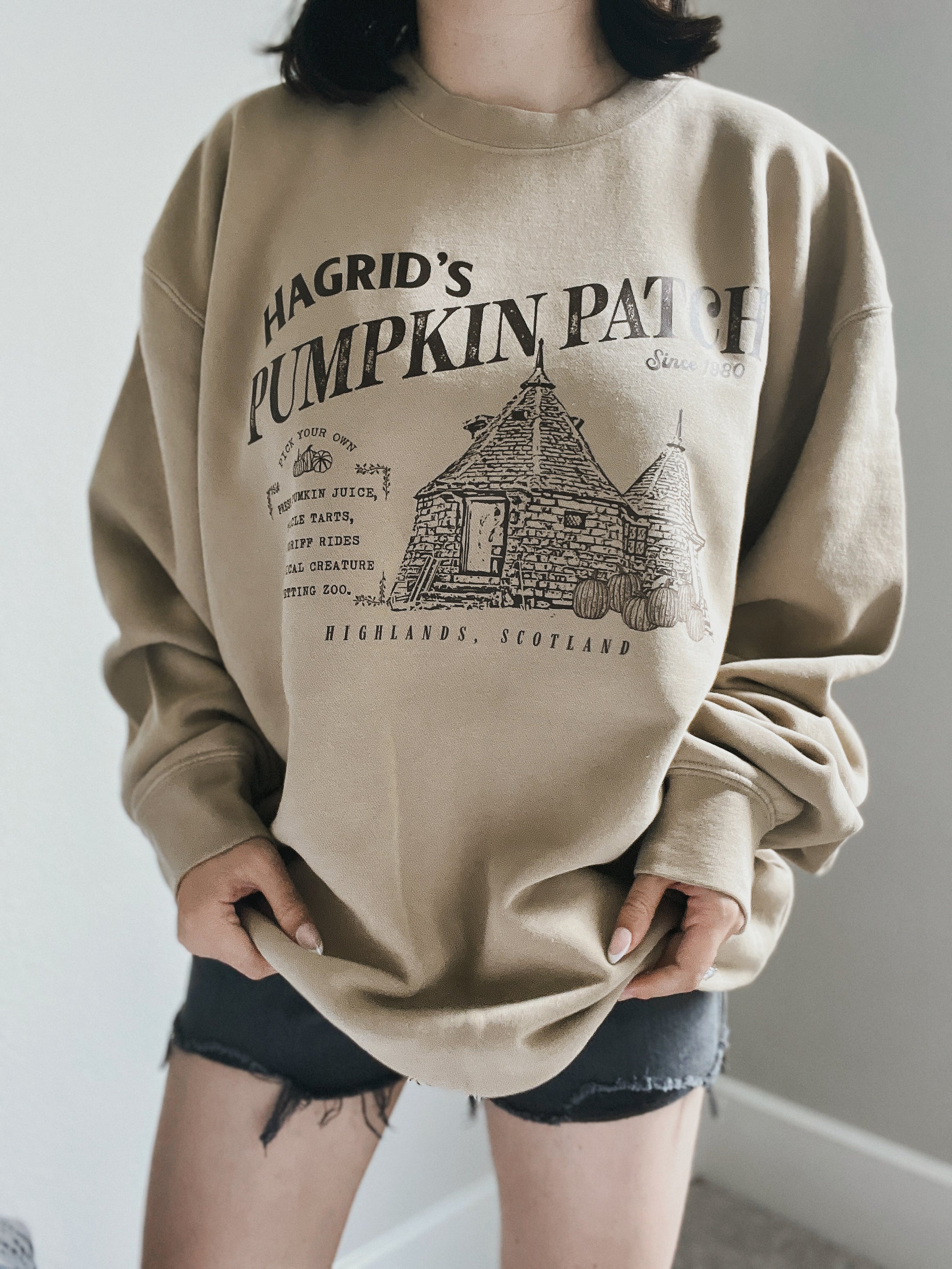 Hagrid's Pumpkin Patch Garment Dyed Sweatshirt
