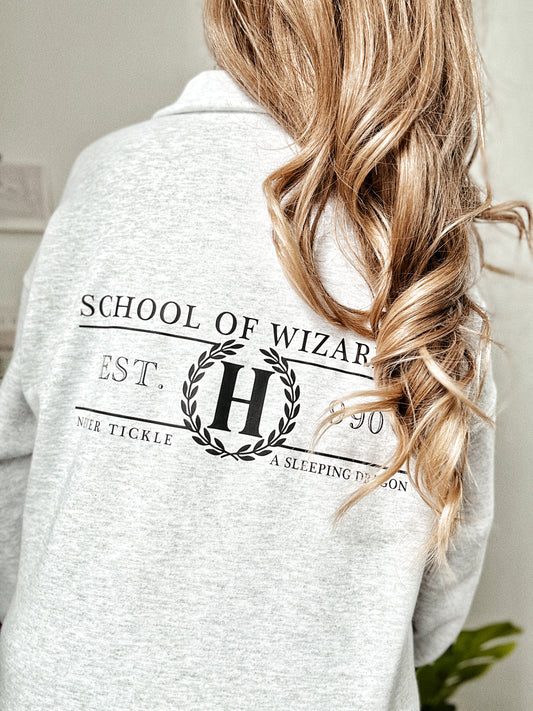 School of Wizardry Quarter Zip Sweatshirt