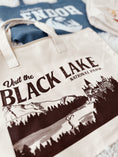 Load image into Gallery viewer, Black Lake National Park Large Zippered Tote - Tote Zipper Large / Natural
