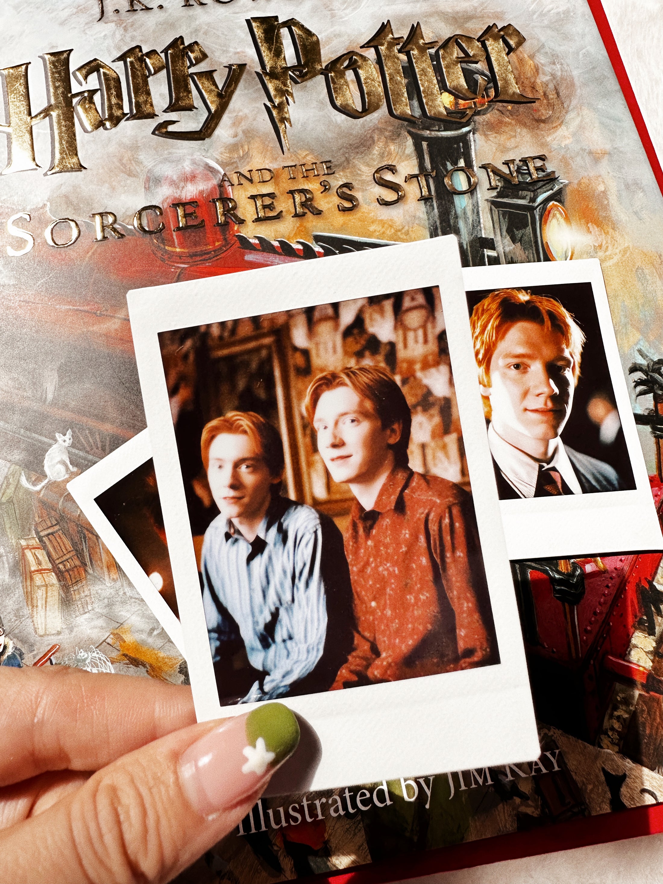 Weasley Twins Polaroid Photo Bookmarks Pack - FREE SHIPPING