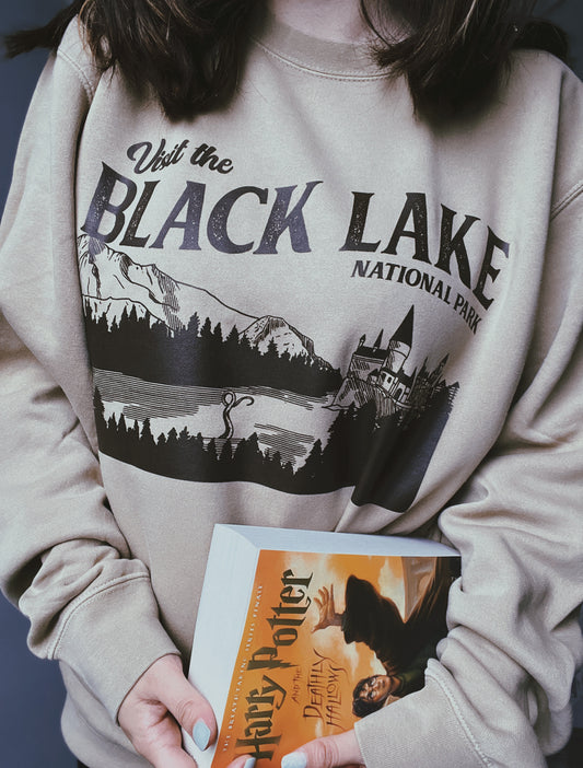 Black Lake National Park Pigment Dyed Sweatshirt