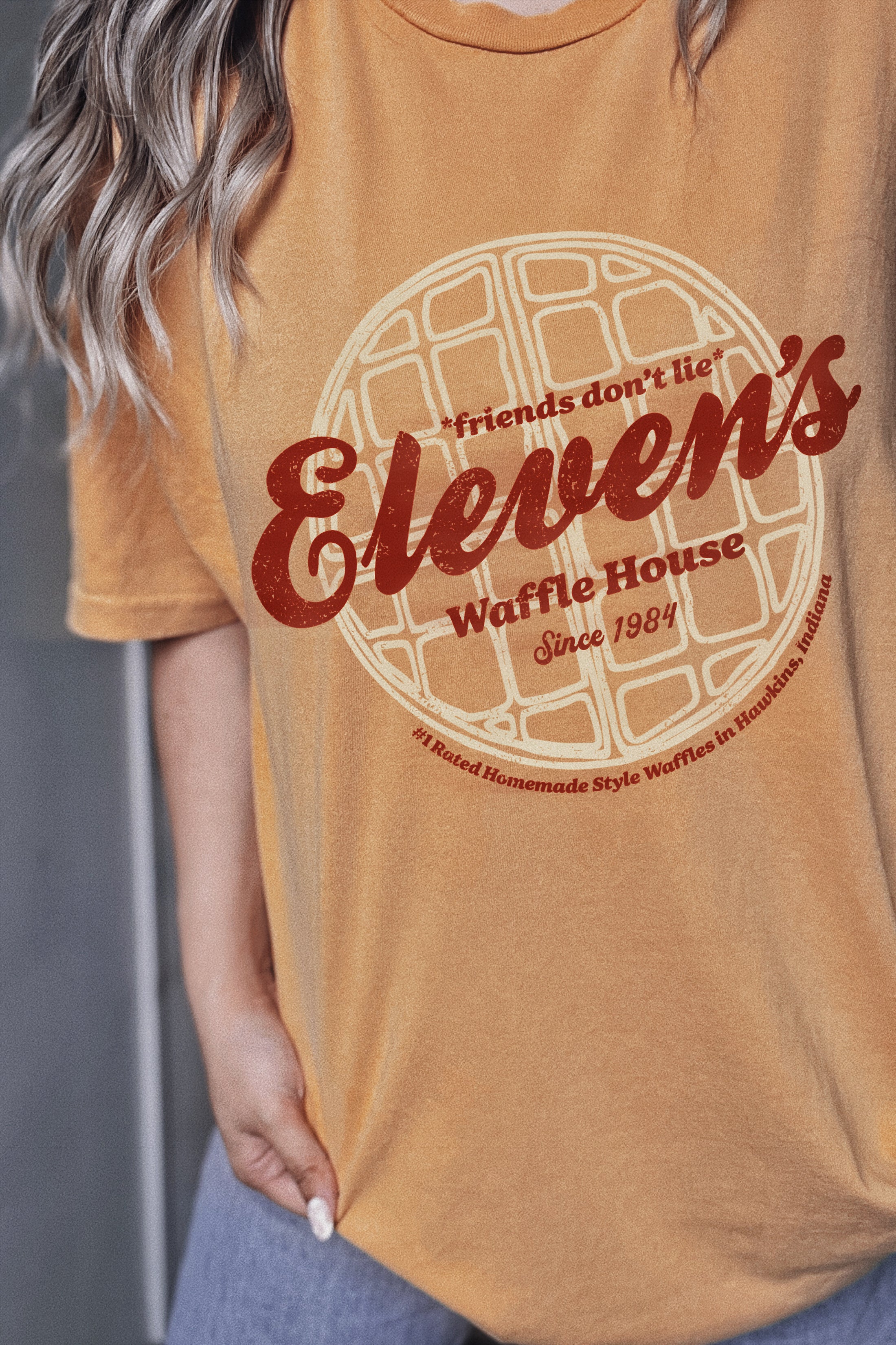 Eleven's Waffle House Garment Dyed Tee