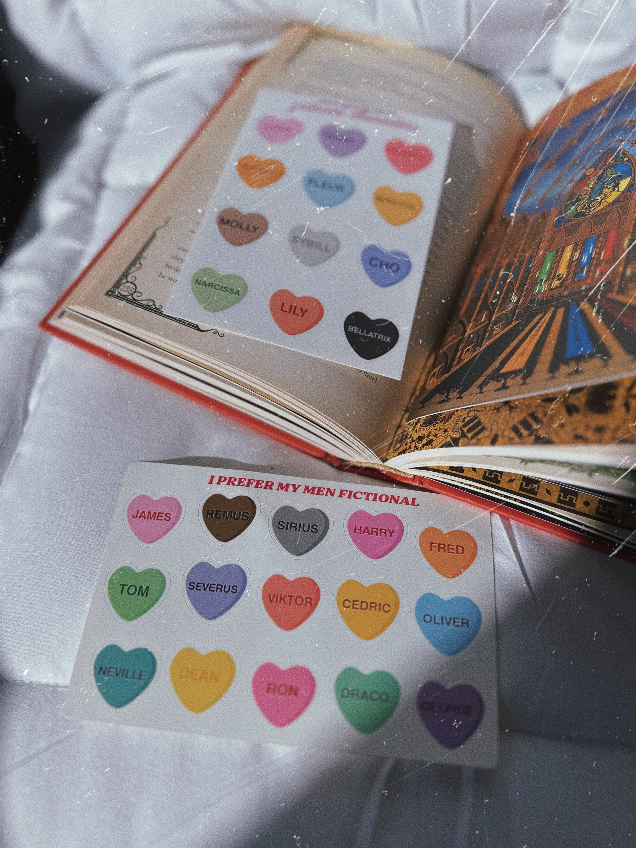 Emotionally Attached to Fictional Characters Sticker Sheet