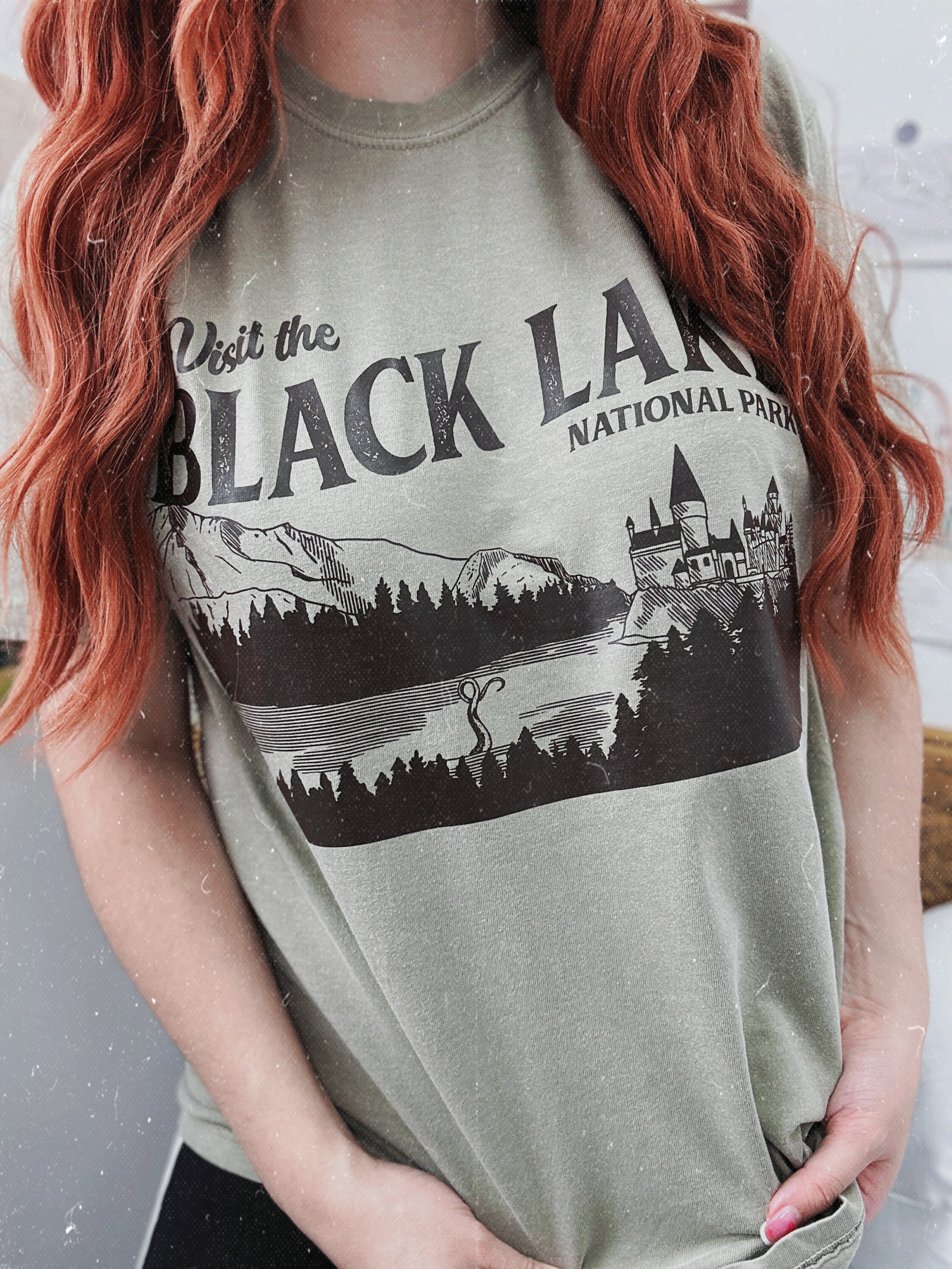 Black Lake National Park Garment Dyed Tee