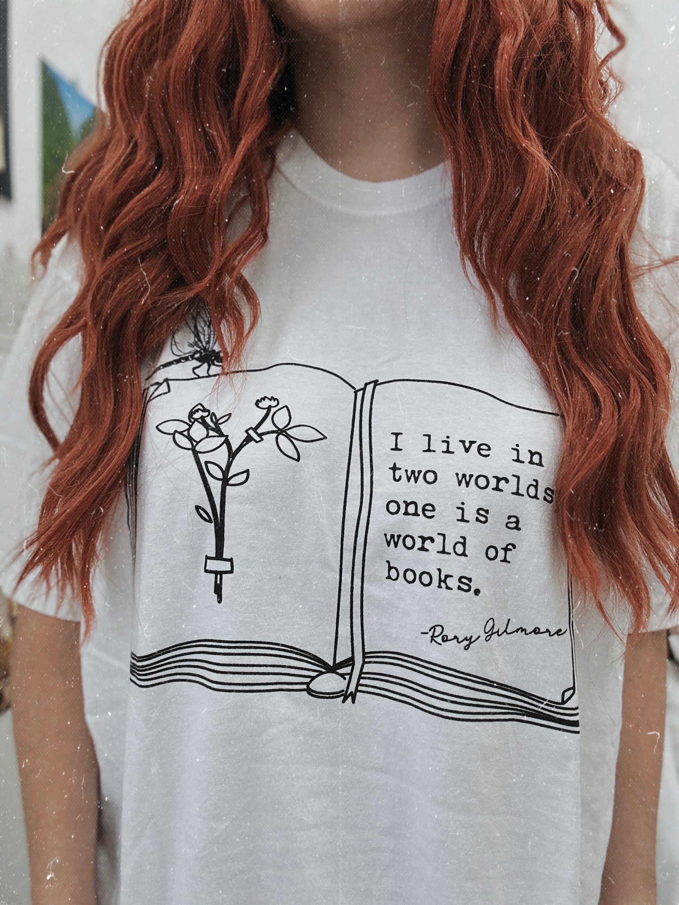 Live in two worlds Garment Dyed Tee