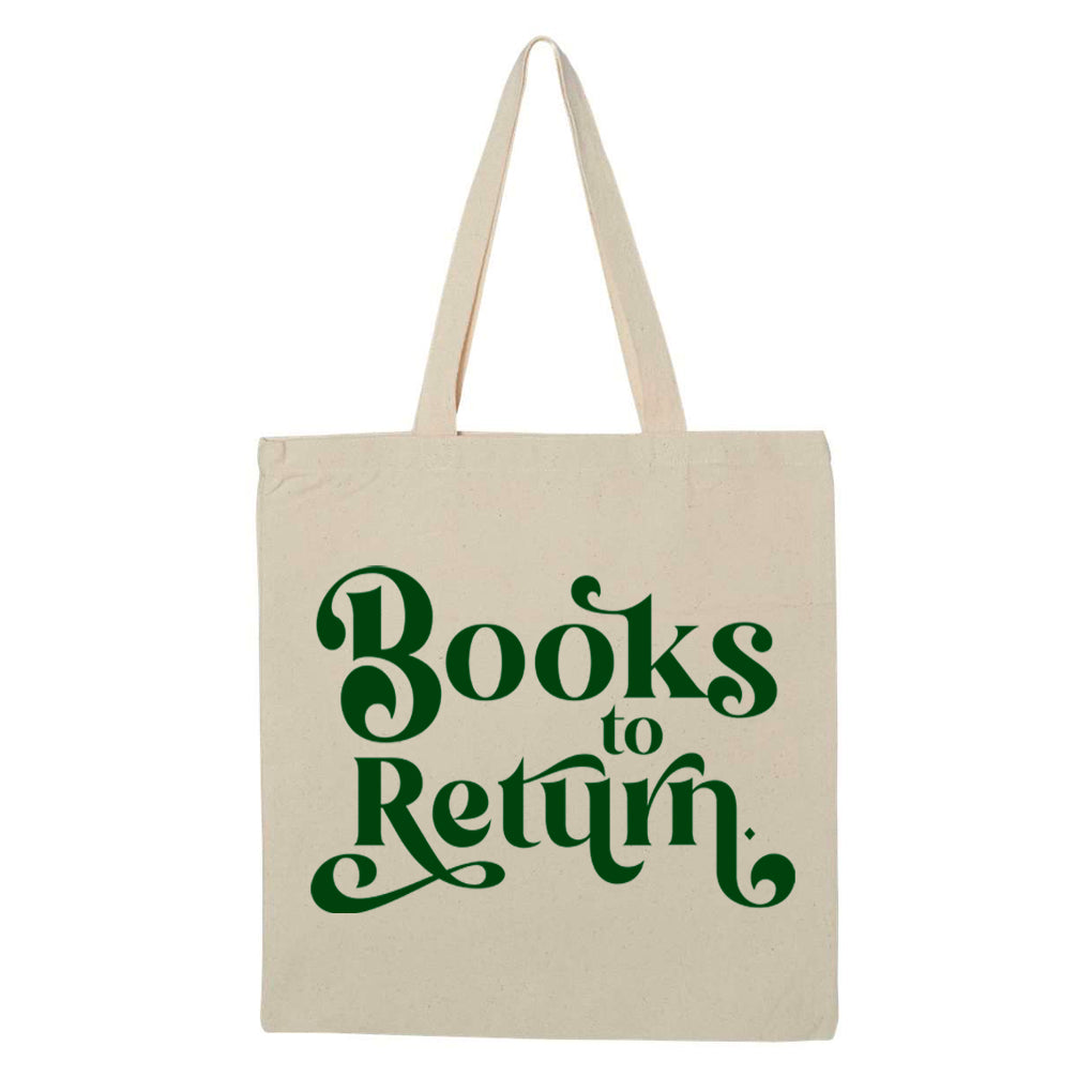 Books To Return Heavy Canvas Tote - Tote / Natural
