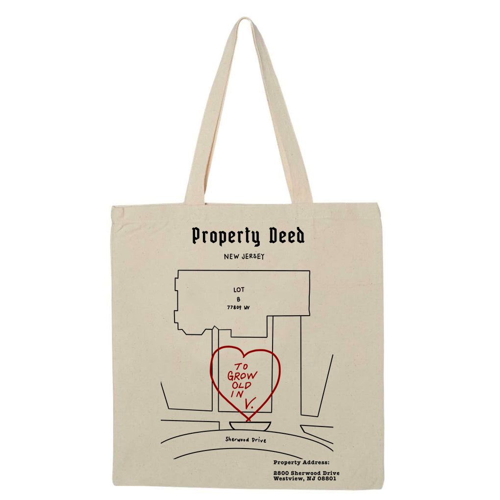 Property Deed Tote Bag - Tote / Natural