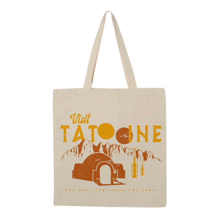 Visit Tatooine Canvas Tote Bag